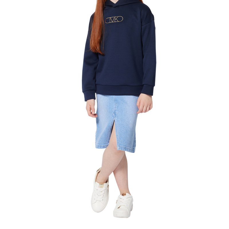 Halblanger Jeansrock MICHAEL KORS 
                        GIRL