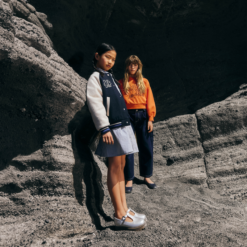 Bomberjacke mit Druckknopfverschluss KENZO KIDS 
                        GIRL