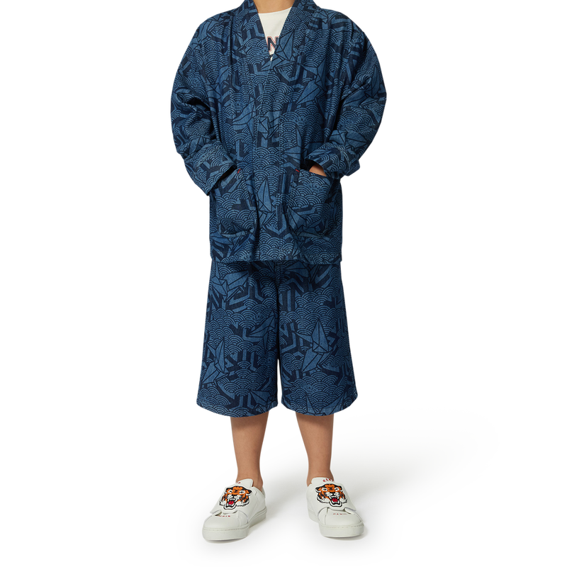 Bedruckte Jeansjacke KENZO KIDS 
                        UNISEX