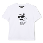 Kurz&auml;rmeliges t-shirt KARL LAGERFELD KIDS 
                    GIRL