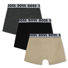 Set mit 3 Baumwoll-Boxershorts BOSS 
                    BOY