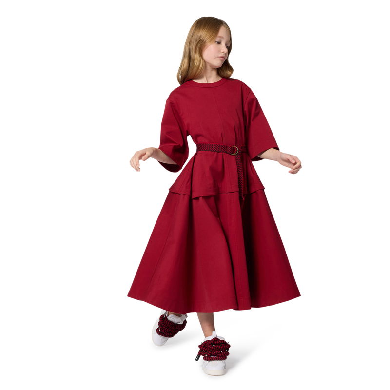 Langes Baumwollkleid LANVIN 
                        GIRL