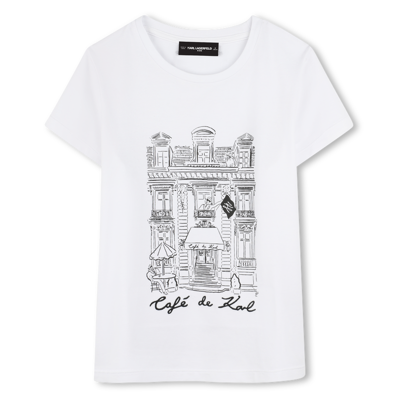 T-Shirt mit Druck KARL LAGERFELD KIDS 
                        GIRL