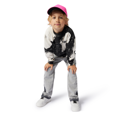 Leder-Sneaker mit Klett MARC JACOBS BOY