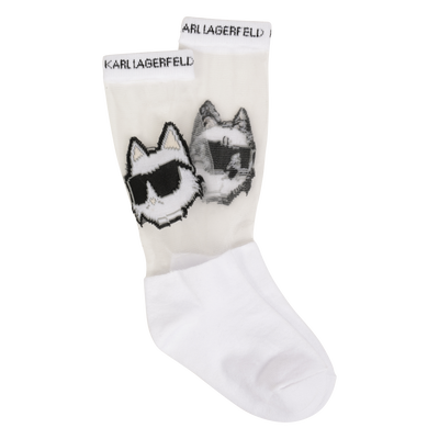 Socken mit Ajourmuster KARL LAGERFELD KIDS GIRL
