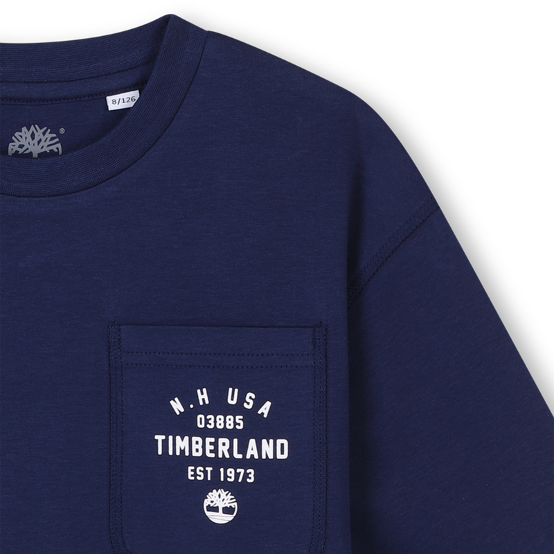 Weites T-Shirt mit Tasche TIMBERLAND 
                        BOY