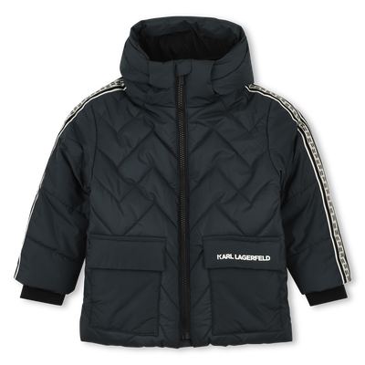 Steppjacke mit Kapuze KARL LAGERFELD KIDS BOY