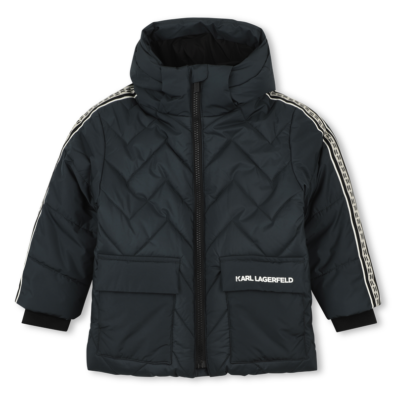 Steppjacke mit Kapuze KARL LAGERFELD KIDS 
                        BOY