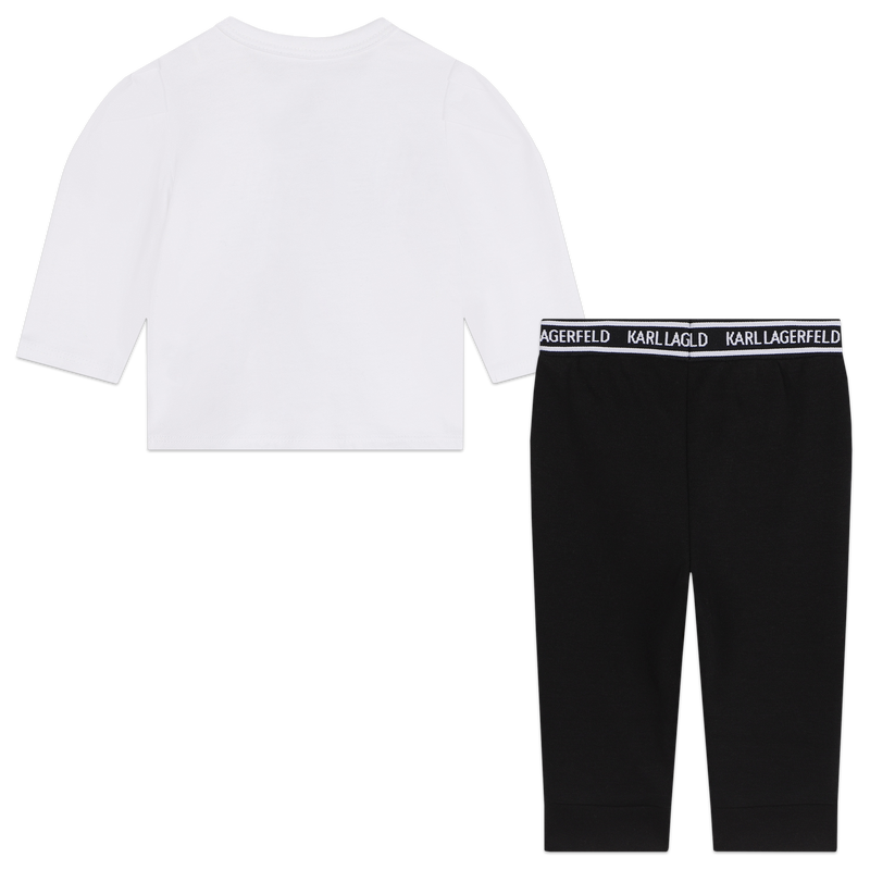 Set mit T-Shirt und Leggings KARL LAGERFELD KIDS 
                        GIRL