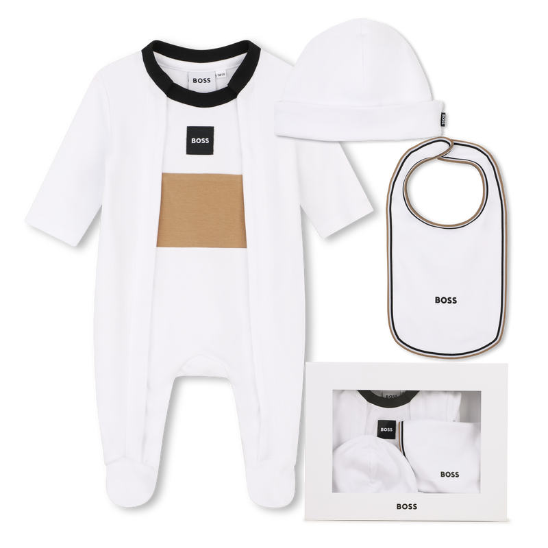 Pyjama-Set mit M&uuml;tze und L&auml;tzchen BOSS 
                        BOY