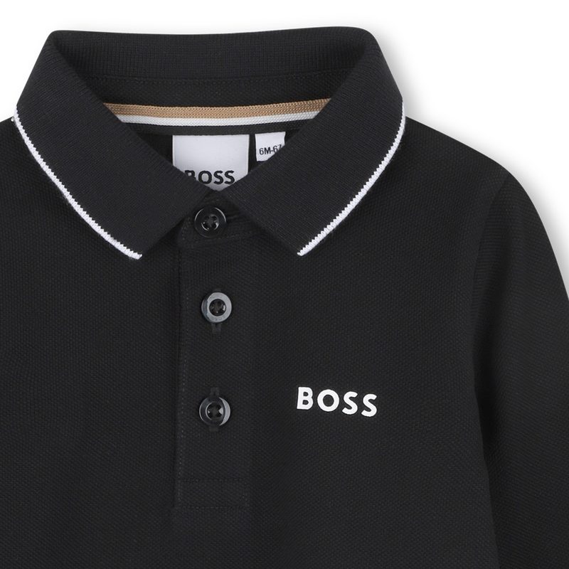 Lang&auml;rmeliges Poloshirt BOSS 
                        BOY