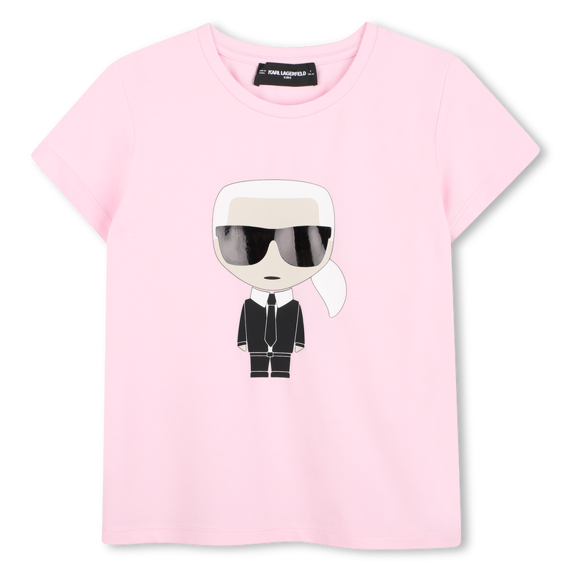 T-SHIRT ILLUSTRATION CHOUPETTE KARL LAGERFELD KIDS 
                        GIRL