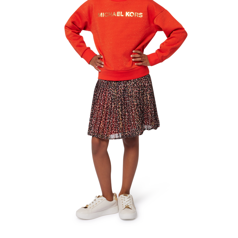 Sweatshirt mit Glitzereffekt MICHAEL KORS 
                        GIRL