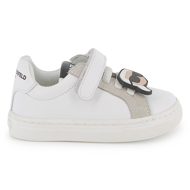 Low-Top-Sneaker aus Rindsleder KARL LAGERFELD KIDS 
                        UNISEX