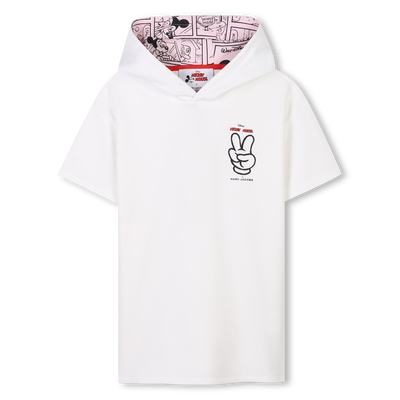 Baumwoll-Kleid mit Kapuze MARC JACOBS GIRL