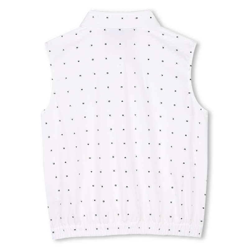 Ärmellose Bluse mit Druck DKNY 
                        GIRL