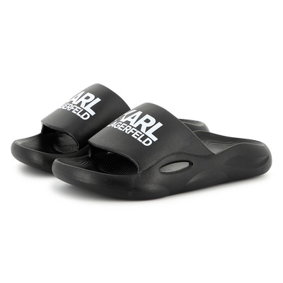 Badeschuhe mit Logo KARL LAGERFELD KIDS BOY