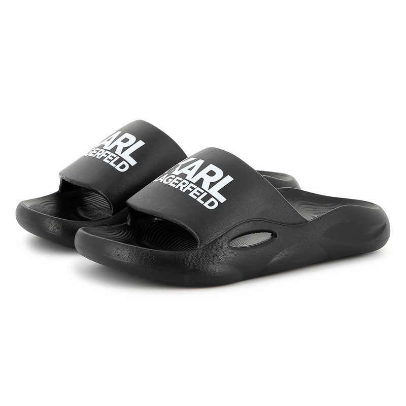 Badeschuhe mit Logo KARL LAGERFELD KIDS 
                        BOY