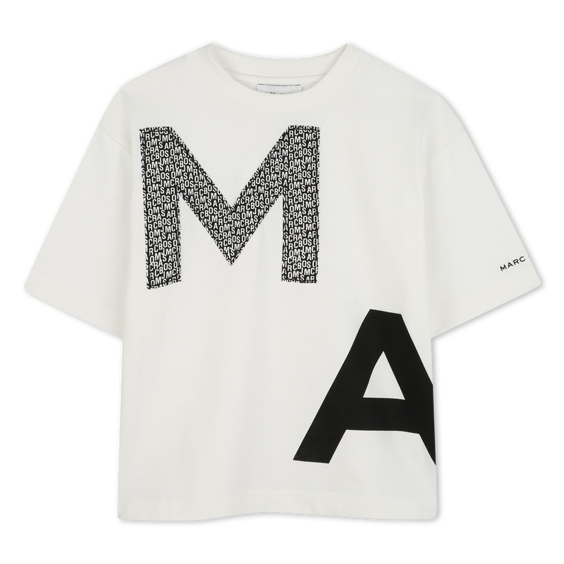 Zweifarbiges Baumwoll-T-Shirt MARC JACOBS 
                        BOY