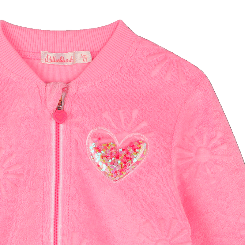 Sweatjacke aus Frottee BILLIEBLUSH 
                        GIRL