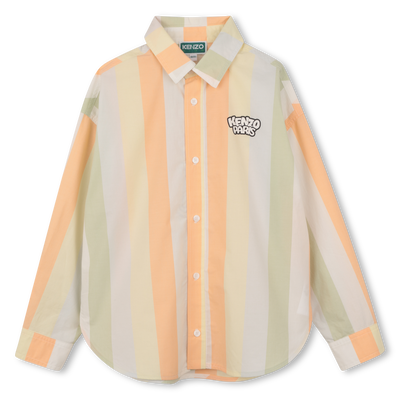 Gestreiftes langarmhemd KENZO KIDS BOY