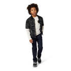 Kurz&auml;rmeliges Hemd aus Jersey KARL LAGERFELD KIDS 
                    BOY