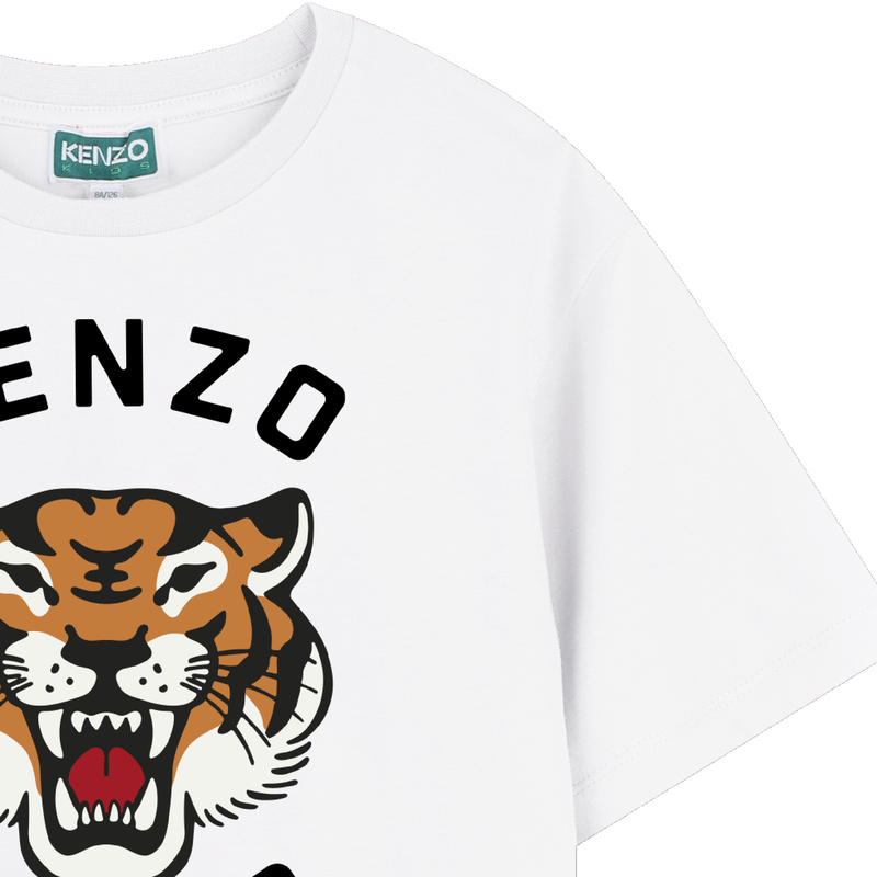 Baumwoll-T-Shirt mit Print KENZO KIDS 
                        BOY