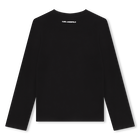 Langarmshirt mit Motiv KARL LAGERFELD KIDS 
                    GIRL