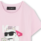 Bedrucktes T-Shirt KARL LAGERFELD KIDS 
                    GIRL