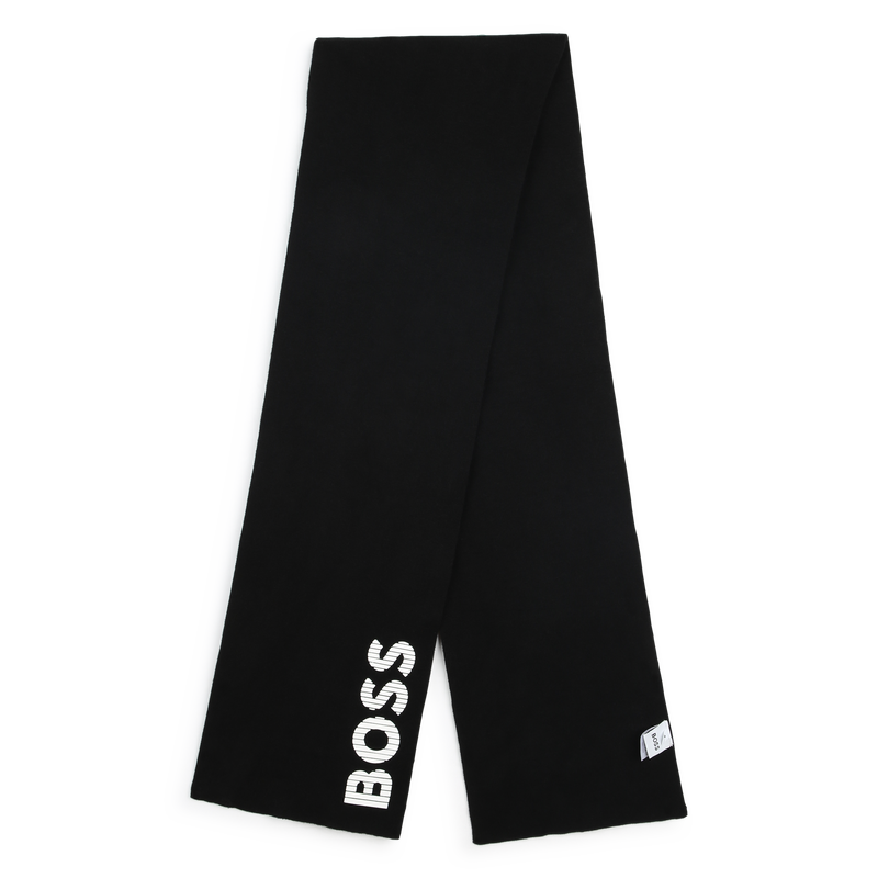 Strickschal aus Baumwolle BOSS 
                        JUNGE
