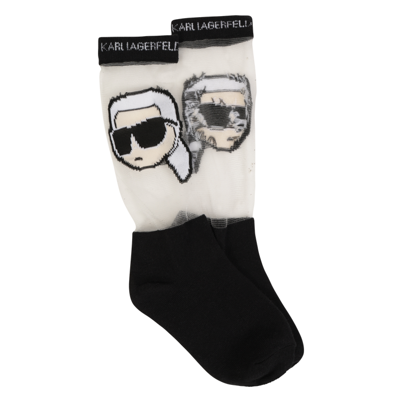 Socken mit Ajourmuster KARL LAGERFELD KIDS 
                        GIRL