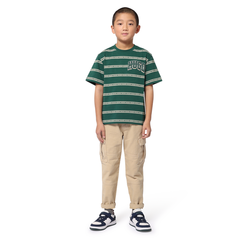 Weite Cargohose aus Baumwolle HUGO 
                        BOY