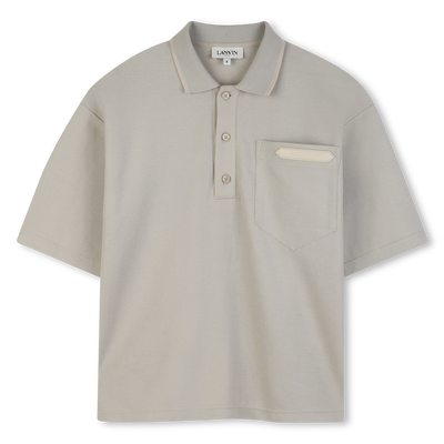 POLOSHIRT MIT STICKEREI LANVIN BOY