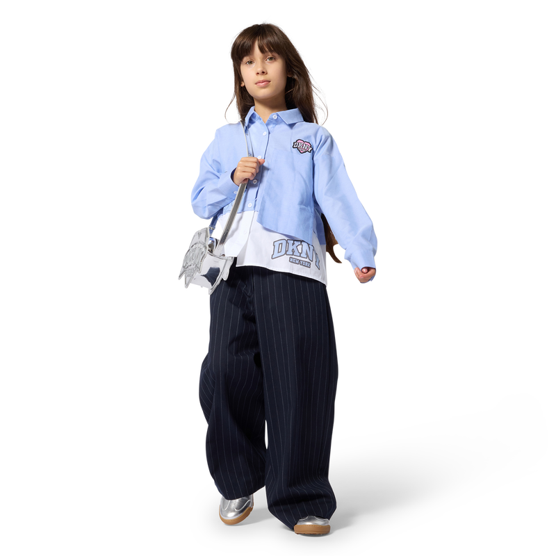 Weit geschnittene Hose DKNY 
                        GIRL