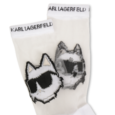 Socken mit Ajourmuster KARL LAGERFELD KIDS GIRL
