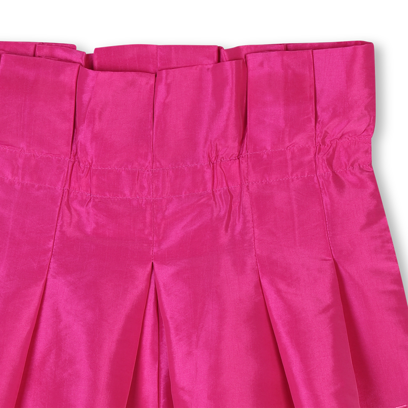 Elegante Shorts aus Seidentaft KARL LAGERFELD KIDS 
                        GIRL