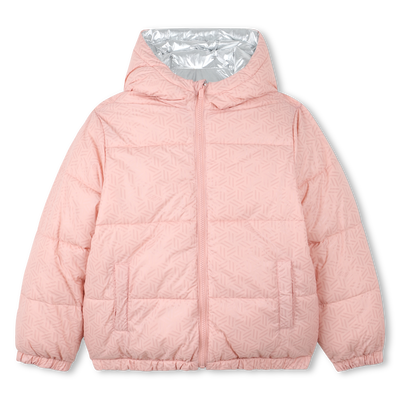 Wende-Daunenjacke aus Polyester KENZO KIDS GIRL