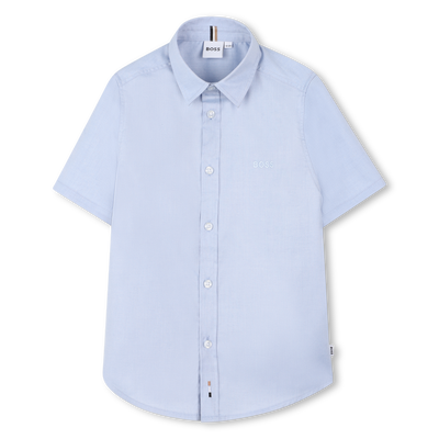 Einfarbiges Baumwollhemd BOSS BOY
