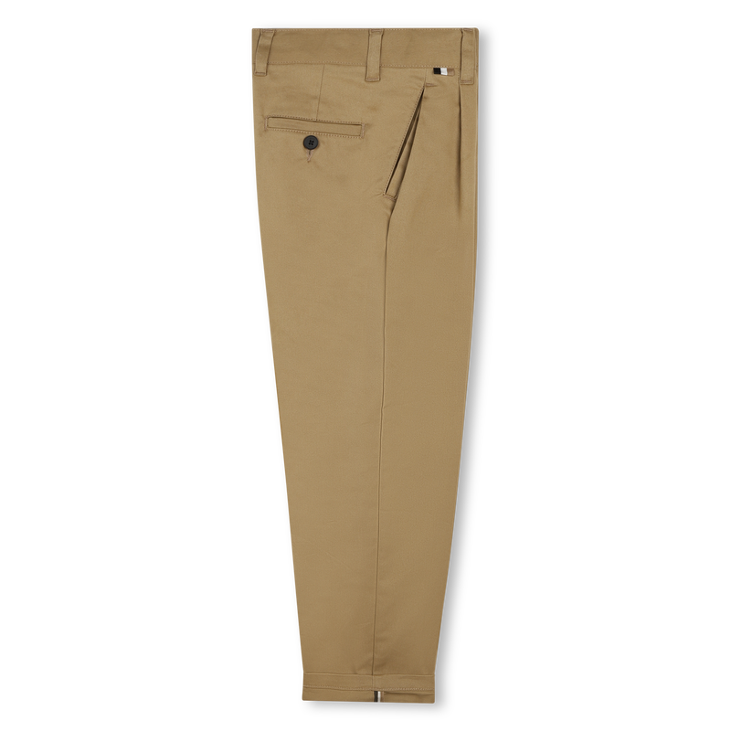 Melierte Hose aus Twill BOSS 
                        BOY