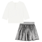 Langarmshirt und Faltenrock MICHAEL KORS 
                    GIRL
