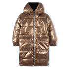Lange wendbare Daunenjacke KARL LAGERFELD KIDS 
                    GIRL