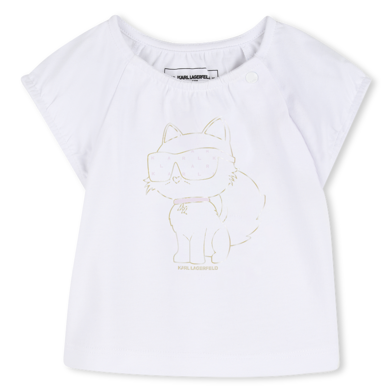 SET AUS T-SHIRT UND ROCK KARL LAGERFELD KIDS 
                        GIRL