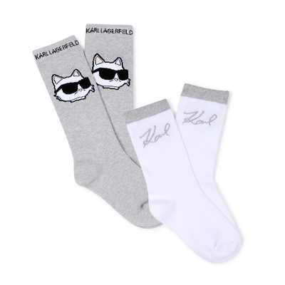 Set mit 2 paar socken KARL LAGERFELD KIDS GIRL