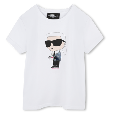 Bedrucktes T-Shirt KARL LAGERFELD KIDS GIRL