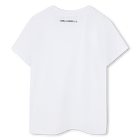 T-Shirt mit Strassbesatz KARL LAGERFELD KIDS 
                    GIRL