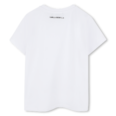 T-Shirt mit Strassbesatz KARL LAGERFELD KIDS GIRL