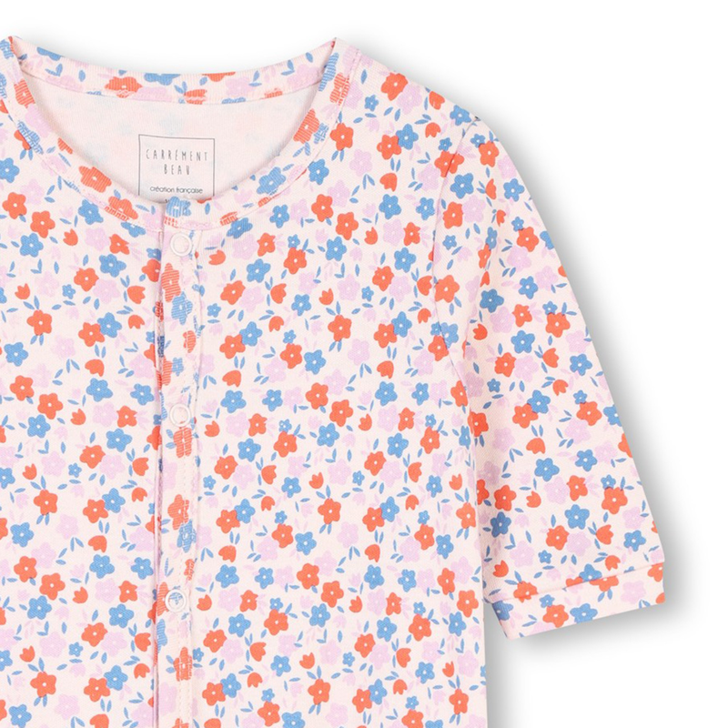 Strampler aus Samt CARREMENT BEAU 
                        GIRL