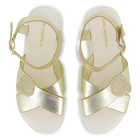 Sandalen aus rindsleder KARL LAGERFELD KIDS 
                    GIRL