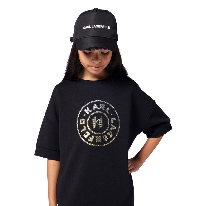 Verstellbares, besticktes Cap KARL LAGERFELD KIDS 
                        BOY