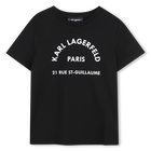 Bedrucktes t-shirt KARL LAGERFELD KIDS 
                    BOY